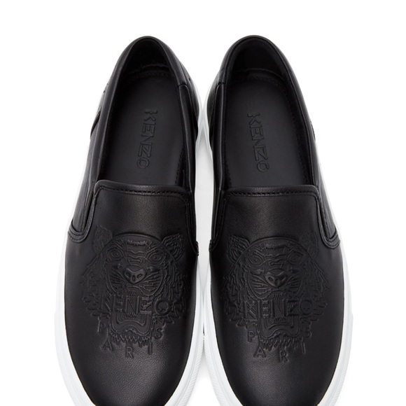 Kenzo leather slip on shoes, size IT 38 - Picture 1 of 3
